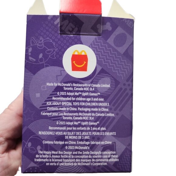 McDonald's 2023 Adopt me! Toy Unicorn & Toy Lion Happy Meal Figures NEW - Picture 9 of 14